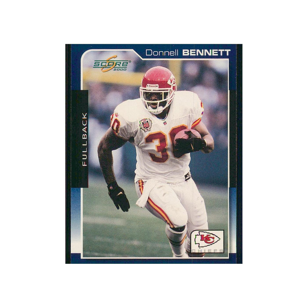 2000 Score Donnell Bennett Chiefs #93