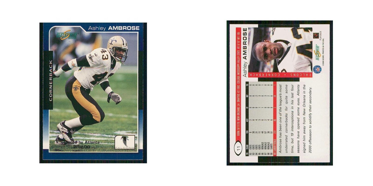 2000 Score Ashley Ambrose Falcons #11