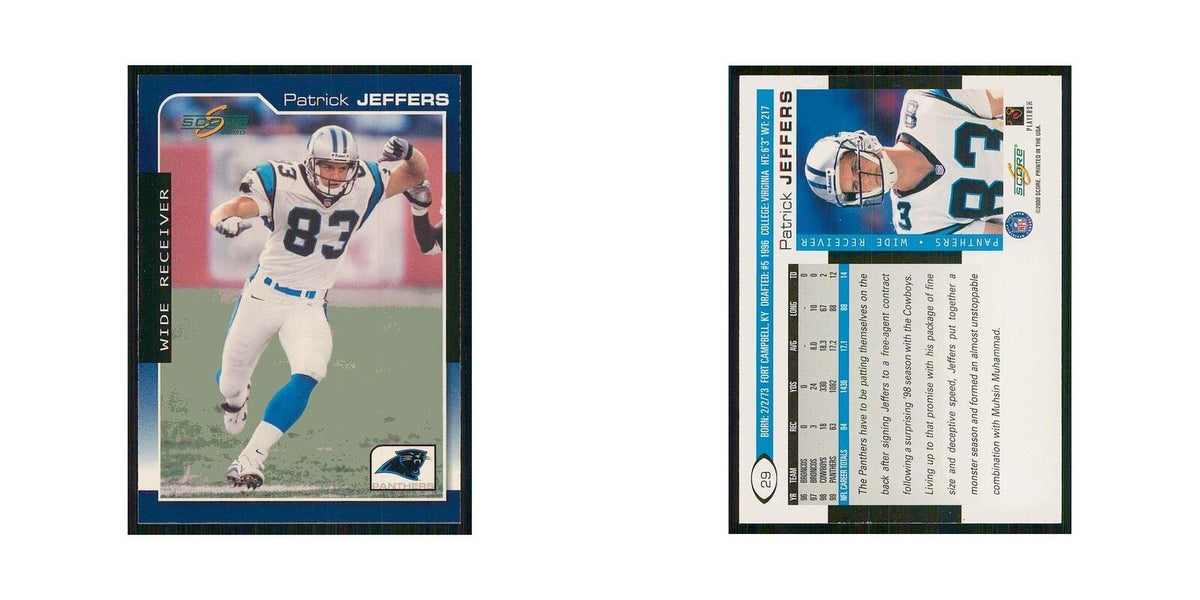 2000 Score Patrick Jeffers Panthers #29