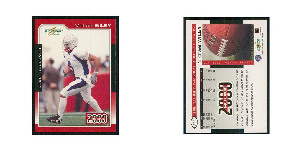 2000 Score Michael Wiley RC Ohio State Buckeyes #311
