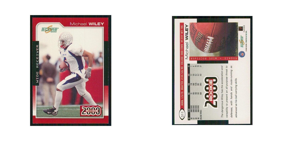 2000 Score Michael Wiley RC Ohio State Buckeyes #311