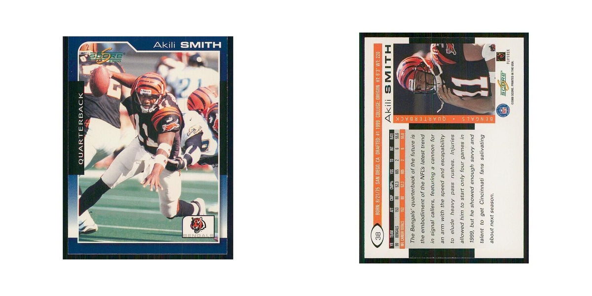 2000 Score Akili Smith Bengals #38