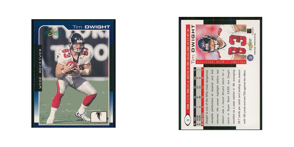 2000 Score Tim Dwight Falcons #7
