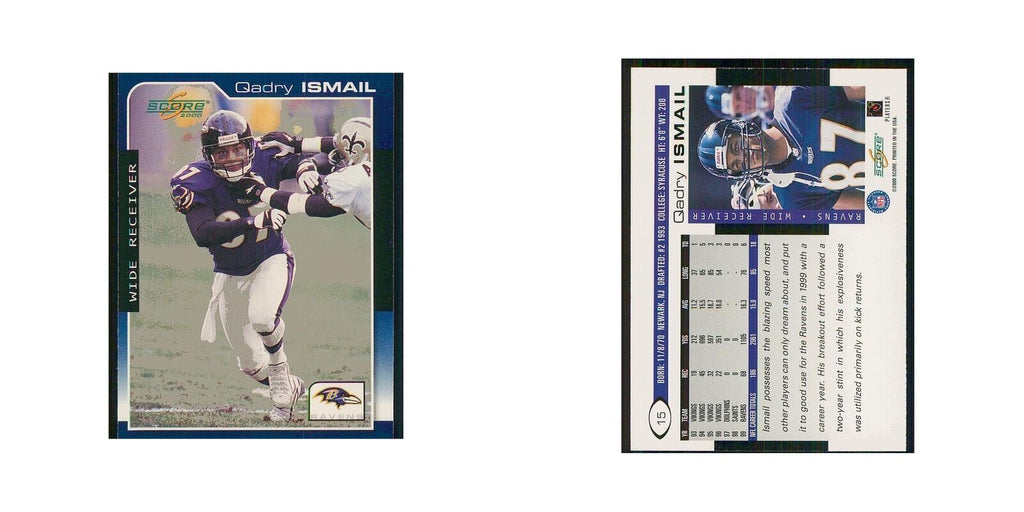 2000 Score Qadry Ismail Ravens #15