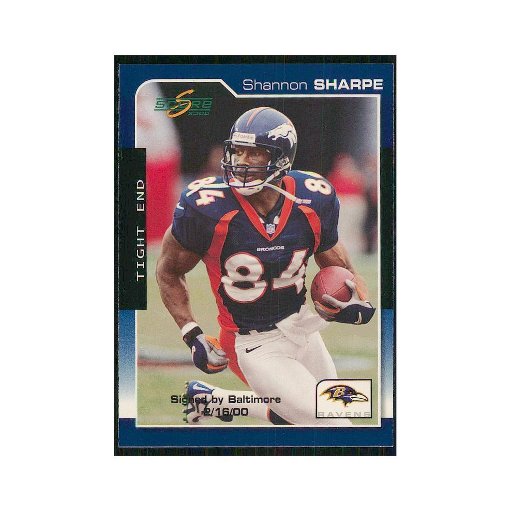 2000 Score Shannon Sharpe Ravens #16