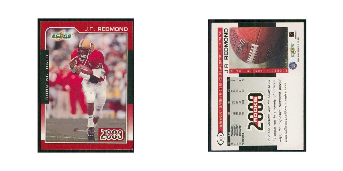 2000 Score J.R. Redmond RC Arizona State Sun Devils #308