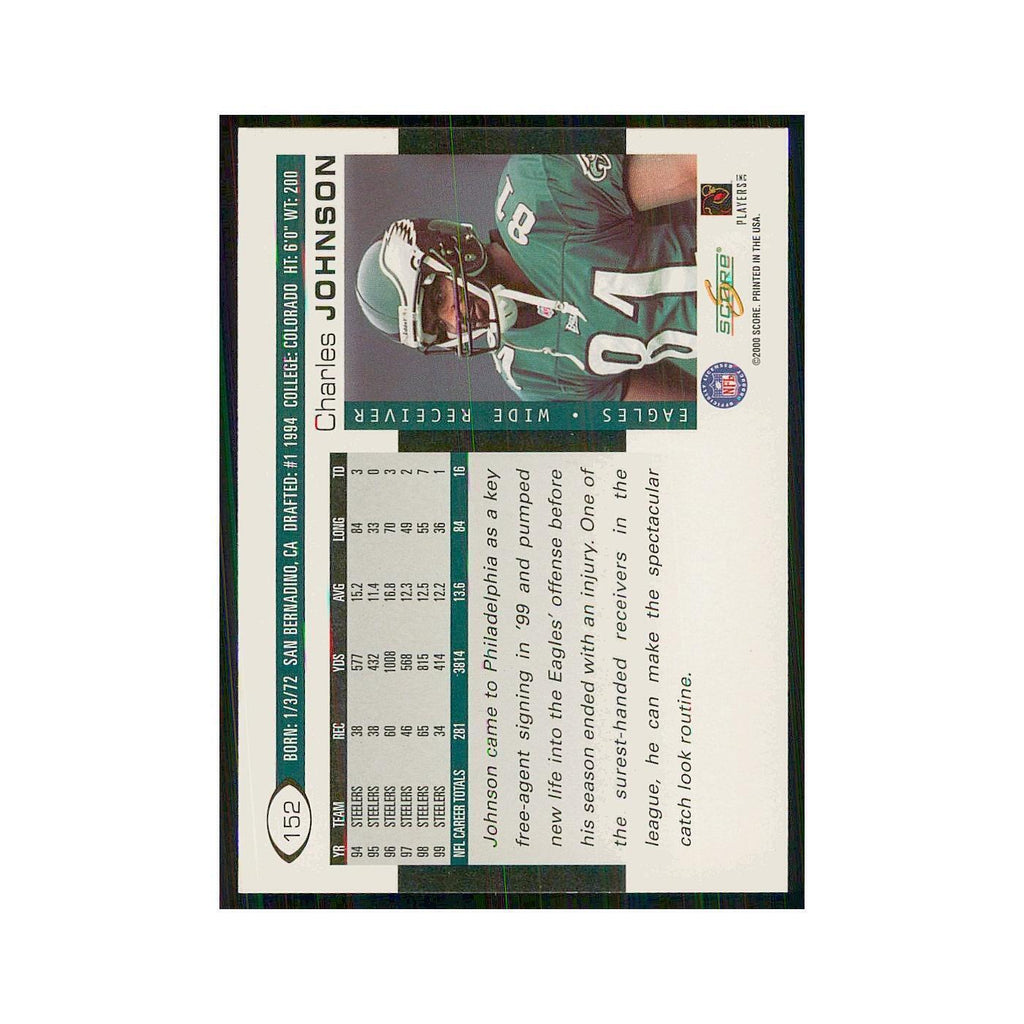 2000 Score Charles Johnson Eagles #152