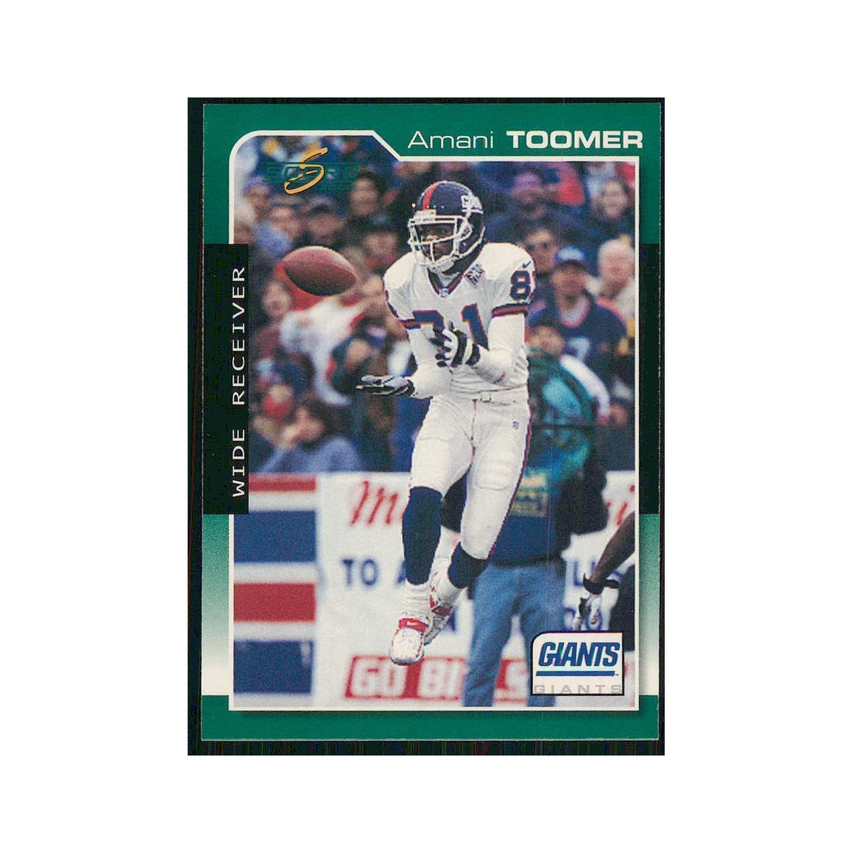 2000 Score Amani Toomer Giants #135