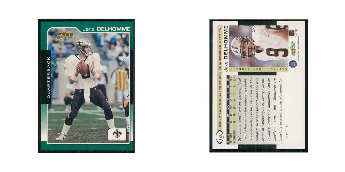 2000 Score Jake Delhomme RC Saints #128