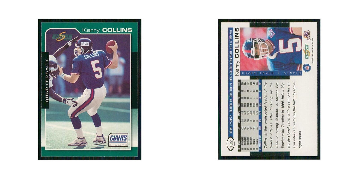 2000 Score Kerry Collins Giants #132