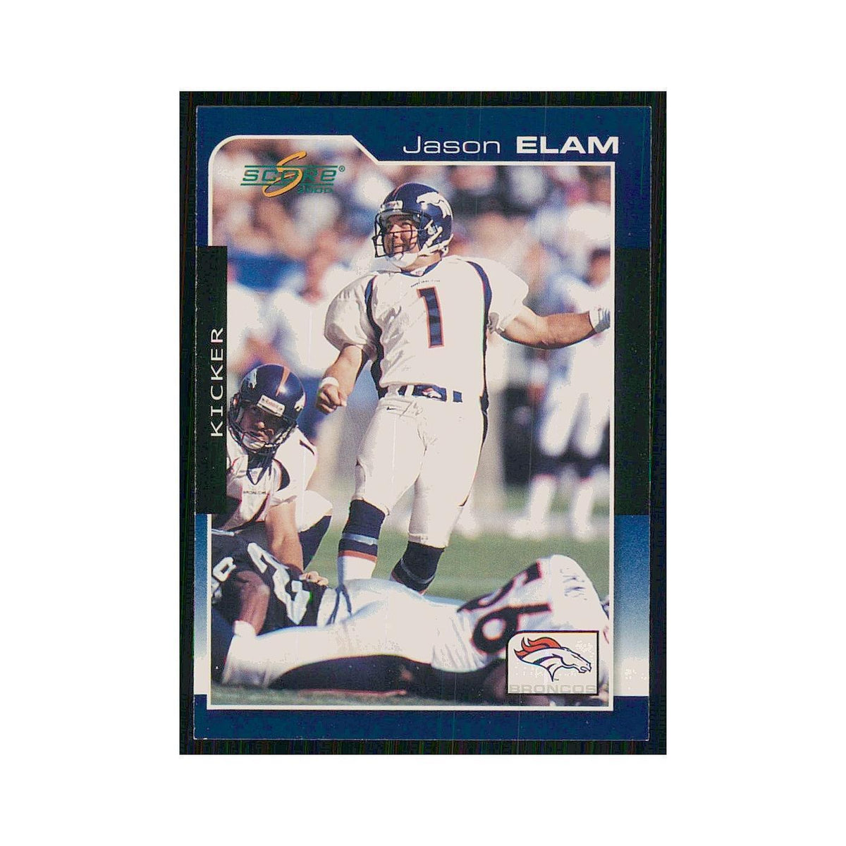 2000 Score Jason Elam Broncos #62