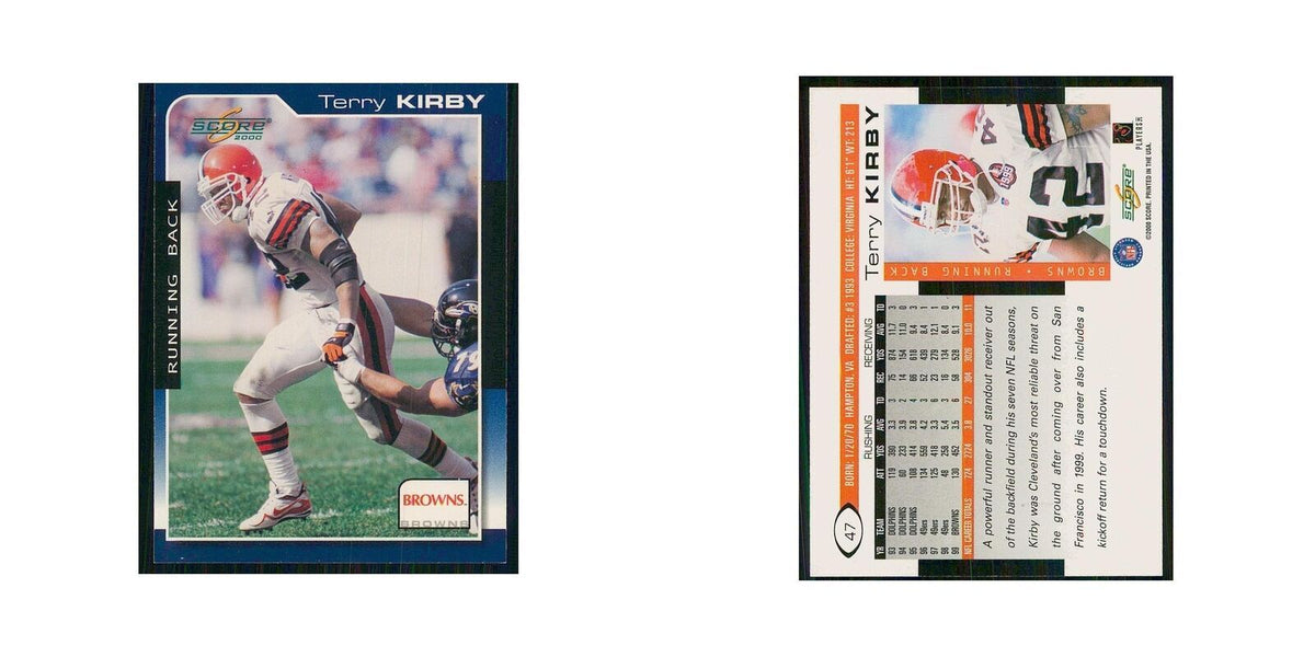 2000 Score Terry Kirby Browns #47