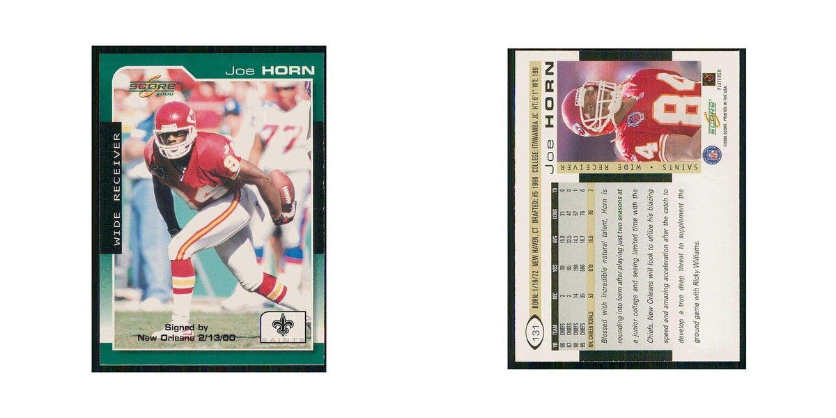 2000 Score Joe Horn Saints #131