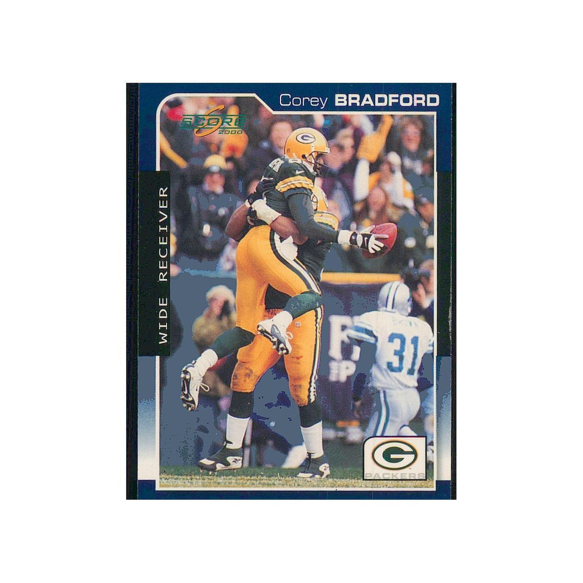 2000 Score Corey Bradford Packers #75