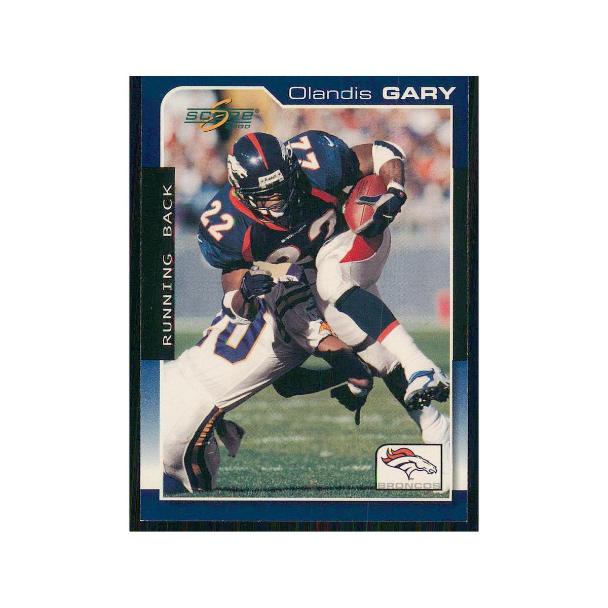 2000 Score Olandis Gary Broncos #57
