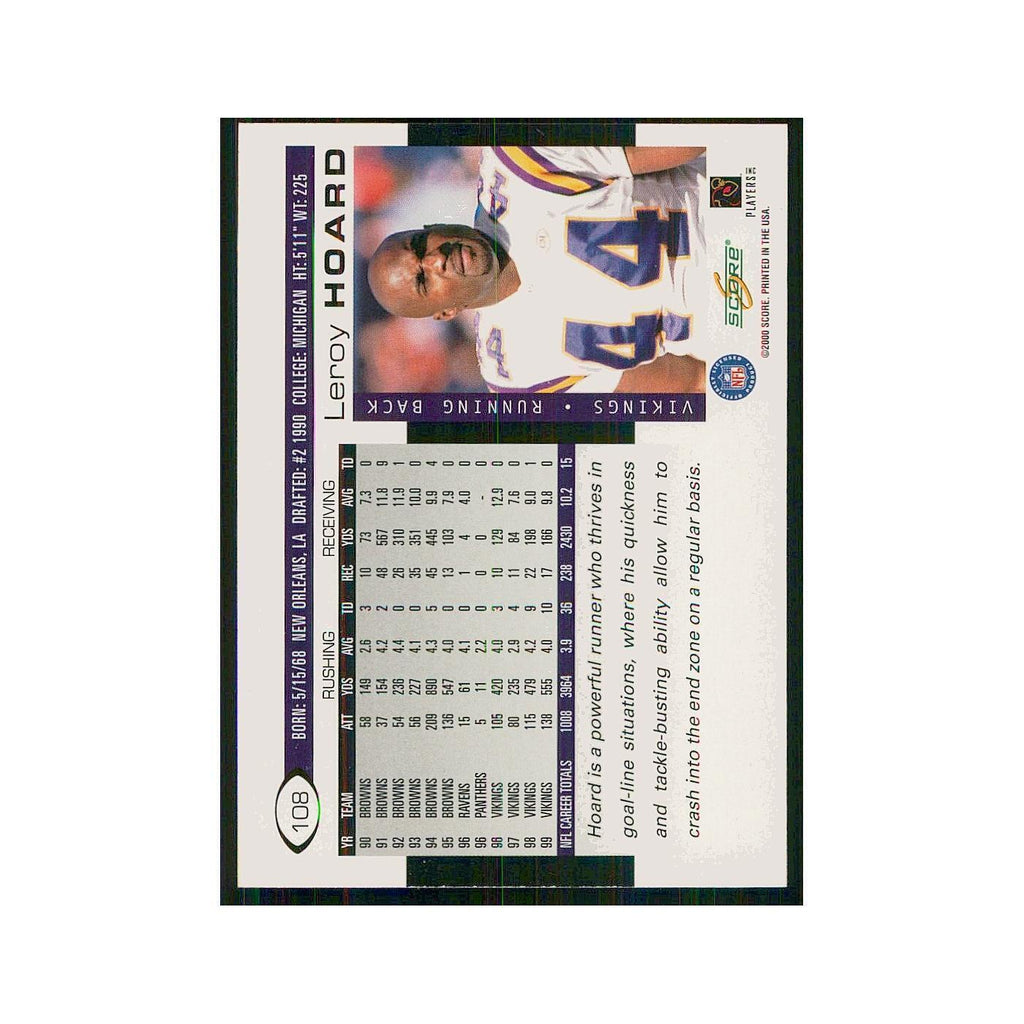 2000 Score Leroy Hoard Vikings #108