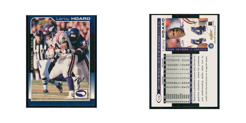 2000 Score Leroy Hoard Vikings #108