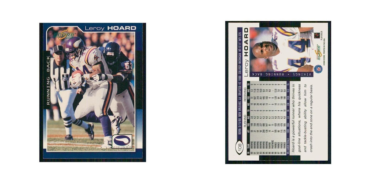 2000 Score Leroy Hoard Vikings #108
