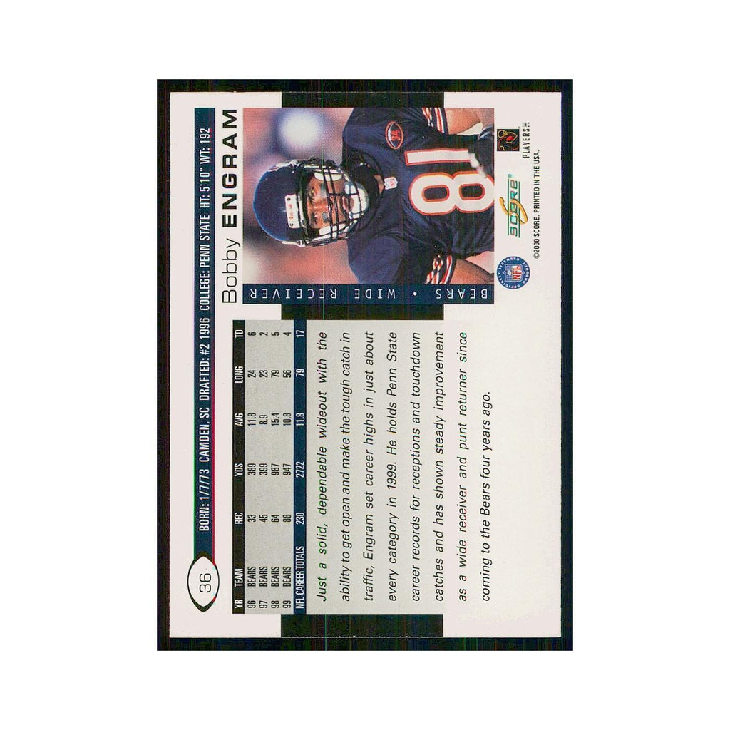 2000 Score Bobby Engram Bears #36
