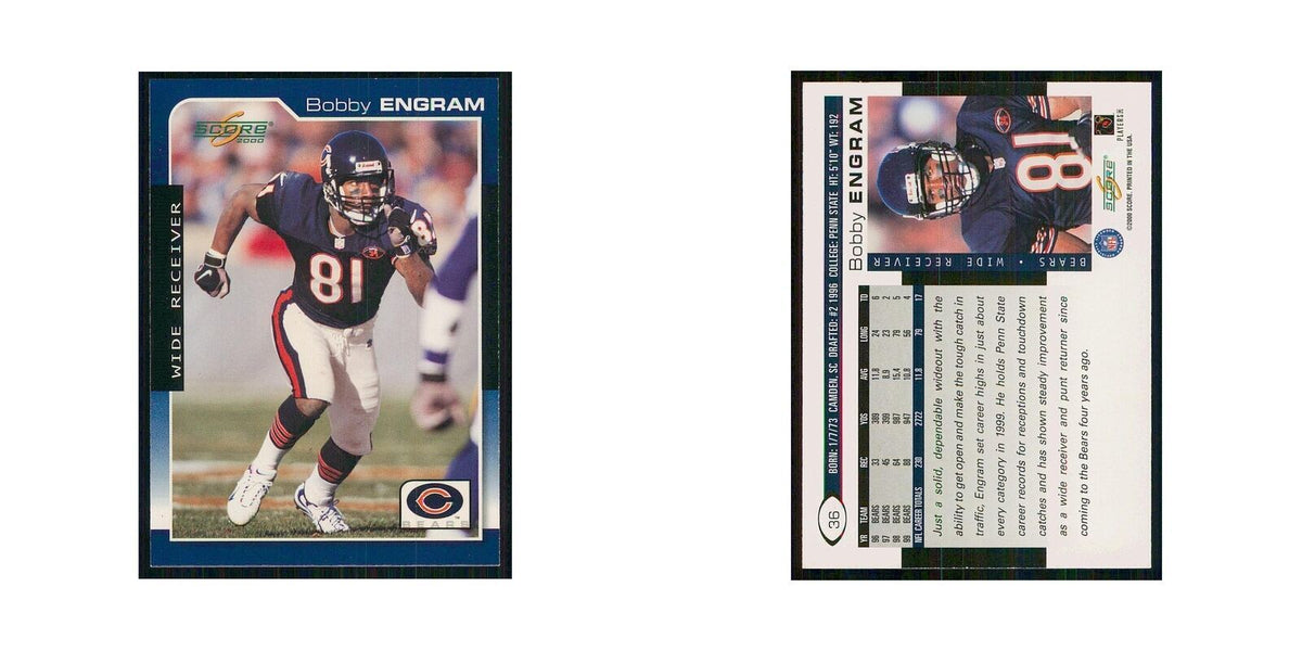 2000 Score Bobby Engram Bears #36