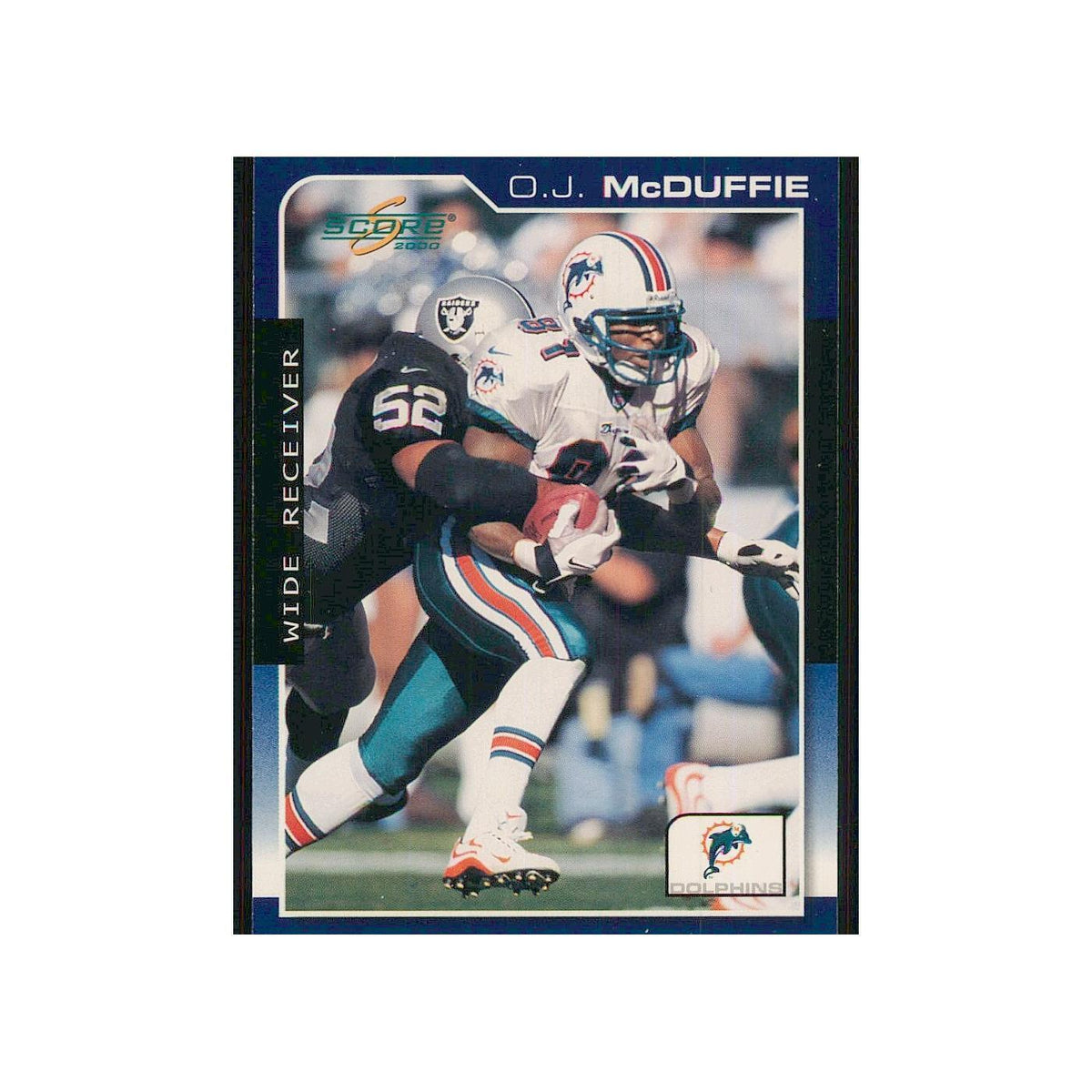 2000 Score O.J. McDuffie Dolphins #100