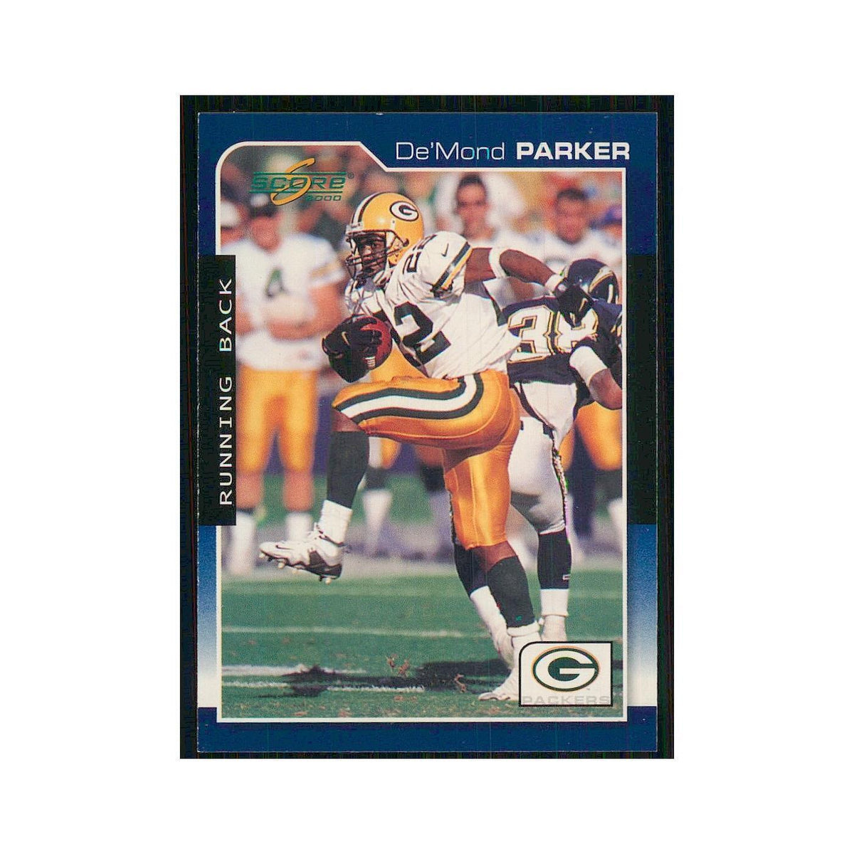 2000 Score De'Mond Parker Packers #74