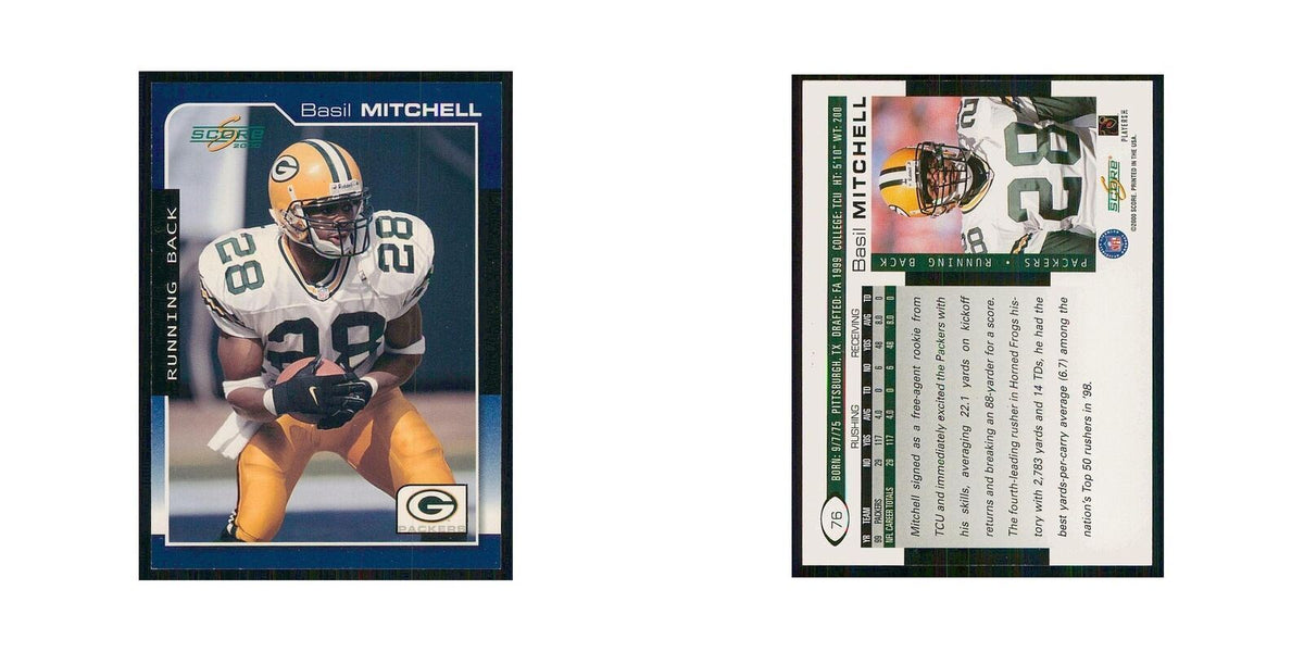 2000 Score Basil Mitchell Packers #76