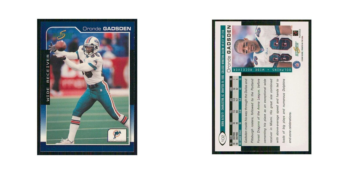 2000 Score Oronde Gadsden Dolphins #102