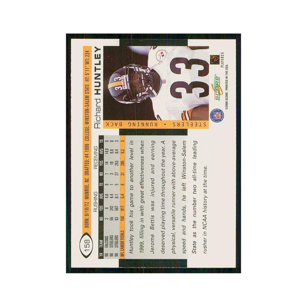 2000 Score Richard Huntley Steelers #158