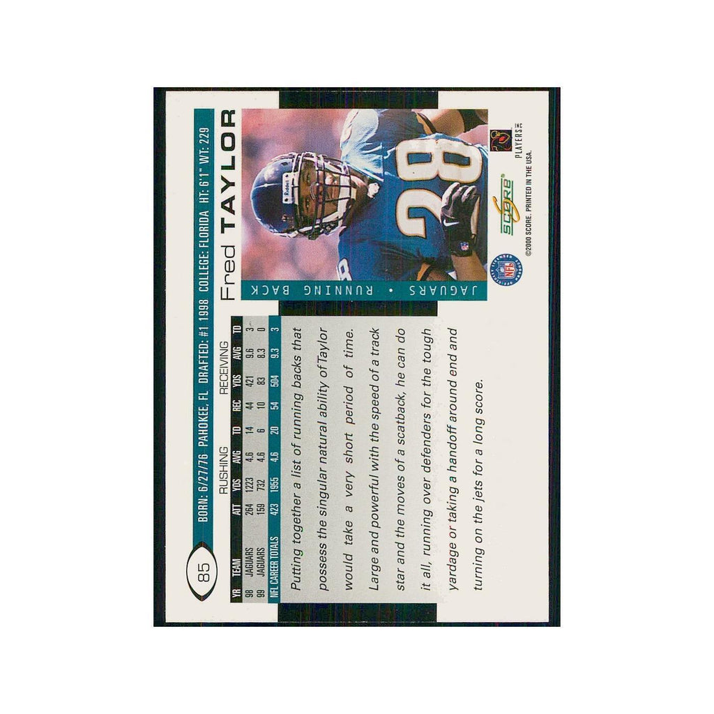 2000 Score Fred Taylor Jaguars #85