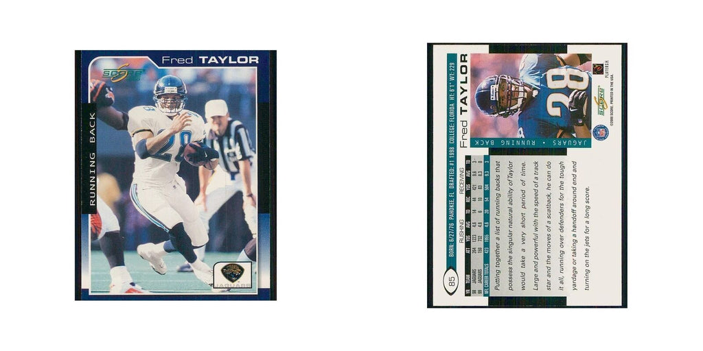 2000 Score Fred Taylor Jaguars #85