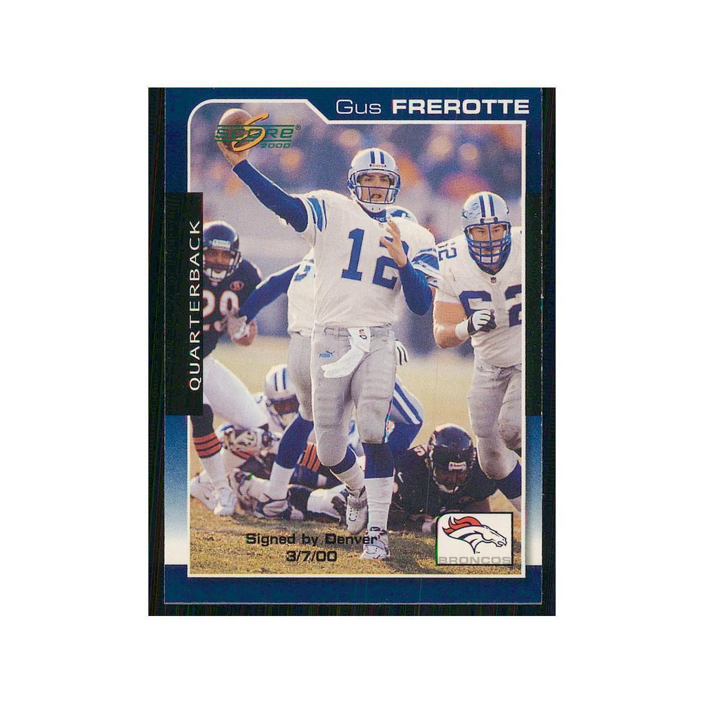 2000 Score Gus Frerotte Broncos #61