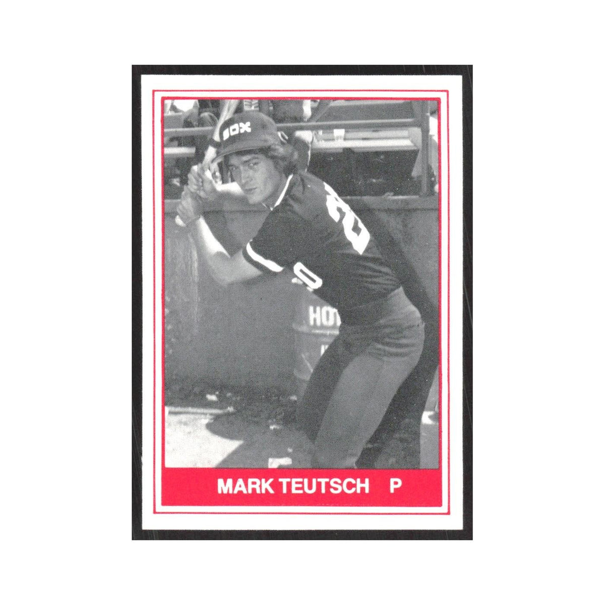 1982 TCMA Minor League Mark Teutsch Glens Falls White Sox #23