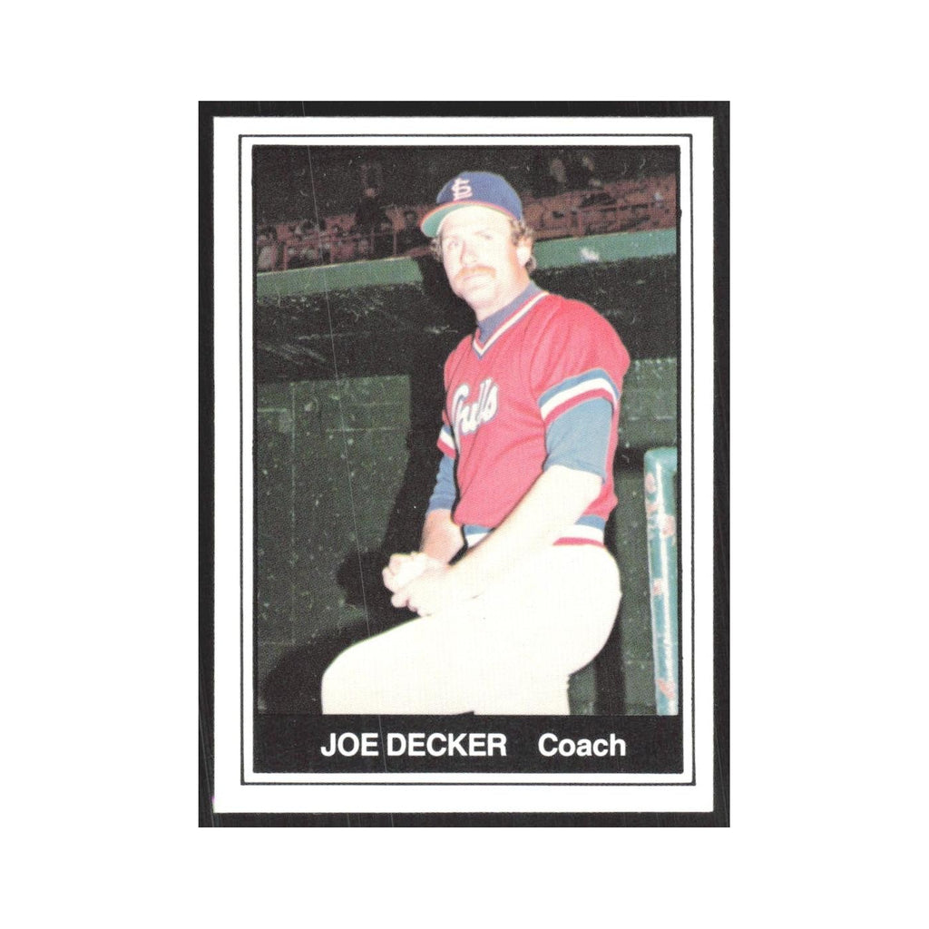 1982 TCMA Minor League Joe Decker Salt Lake City Gulls #25