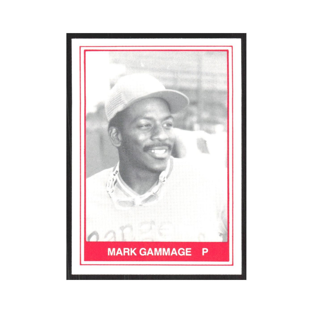 1982 TCMA Minor League Mark Gammage Burlington Rangers #19