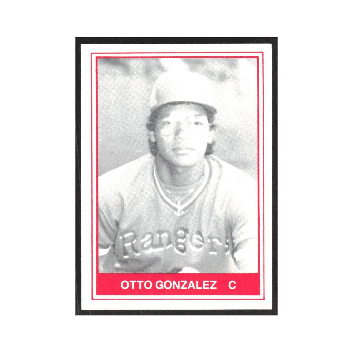 1982 TCMA Minor League Otto Gonzalez Burlington Rangers #21