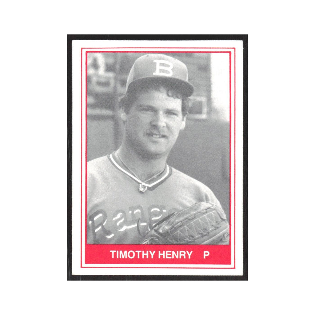 1982 TCMA Minor League Timothy Henry Burlington Rangers #1