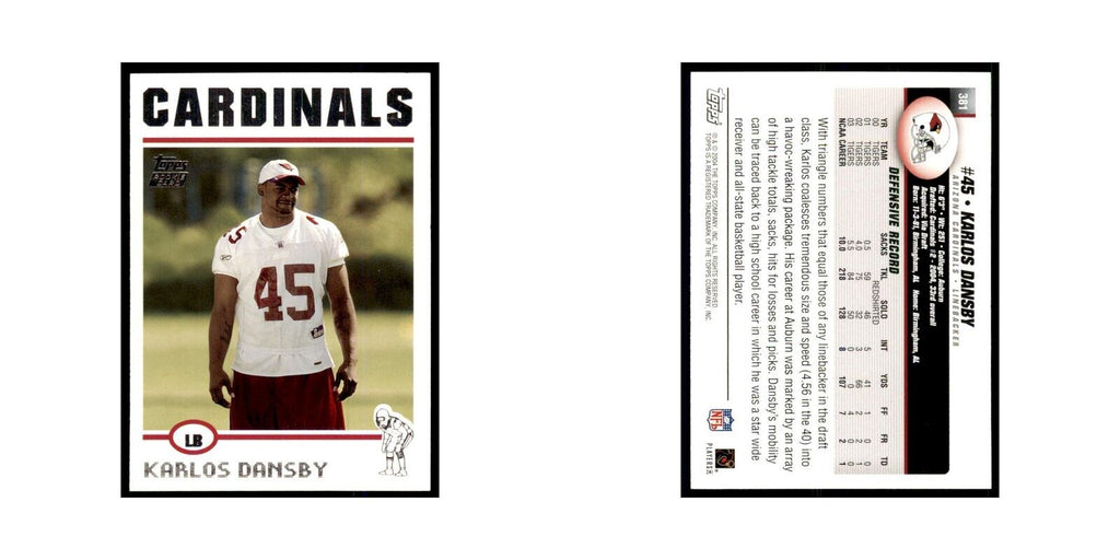 2004 Topps Karlos Dansby RC Cardinals #381