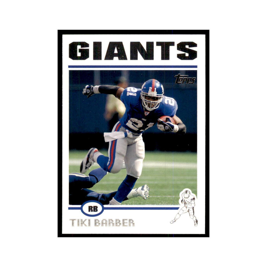2004 Topps Tiki Barber Giants #273