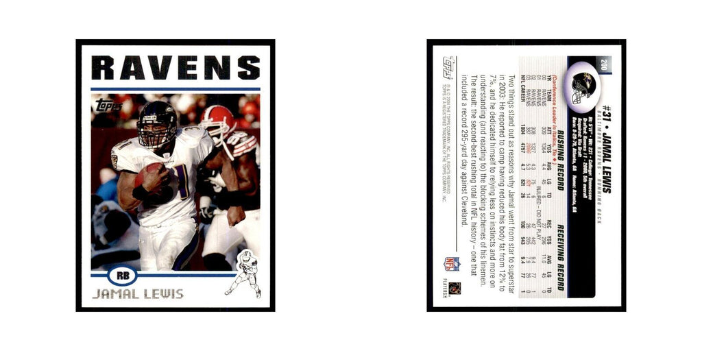 2004 Topps Jamal Lewis Ravens #200