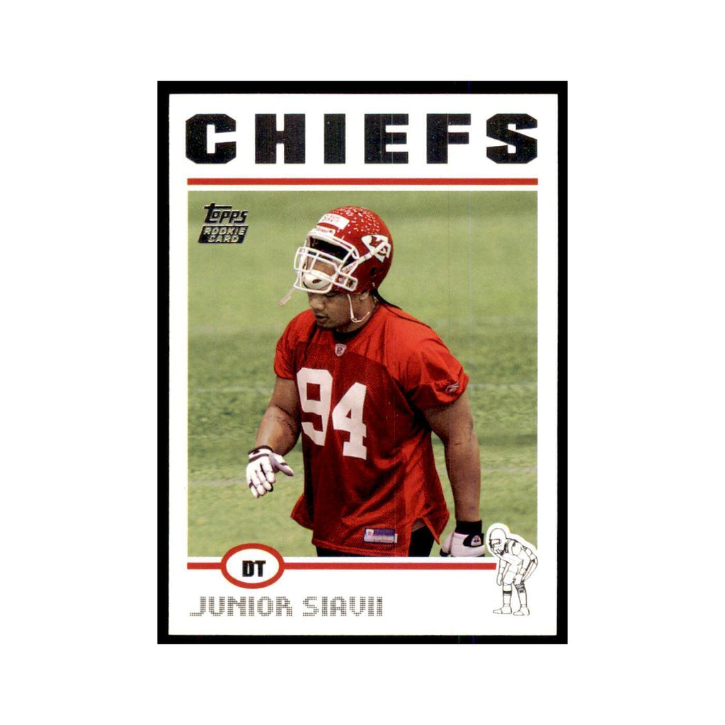 2004 Topps Junior Siavii RC Chiefs #384
