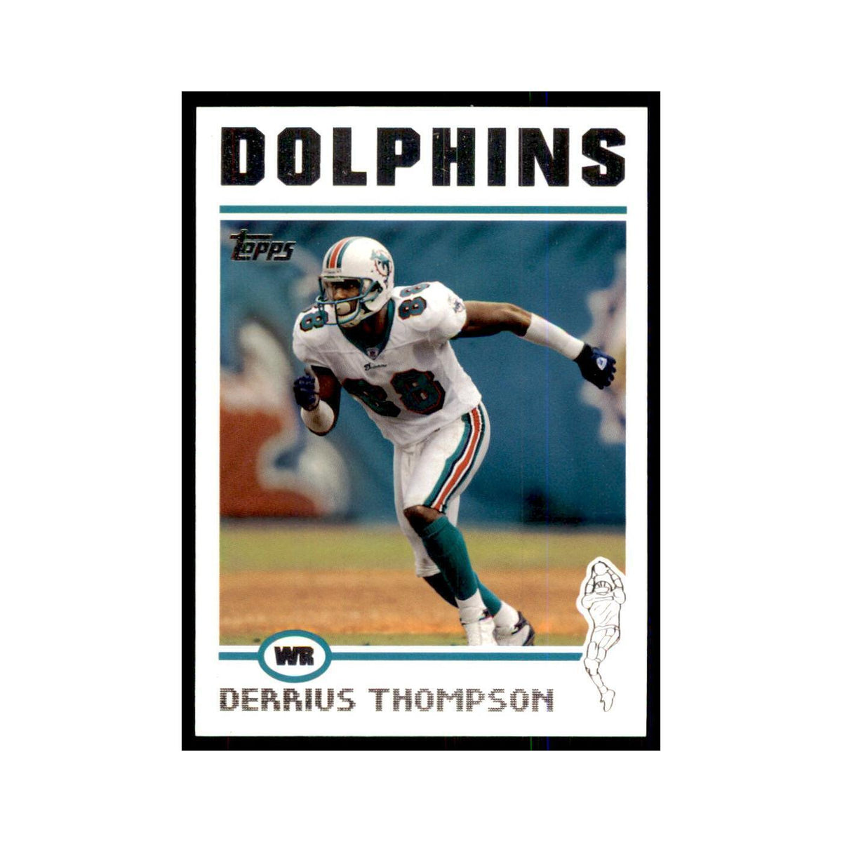 2004 Topps Derrius Thompson Dolphins #196
