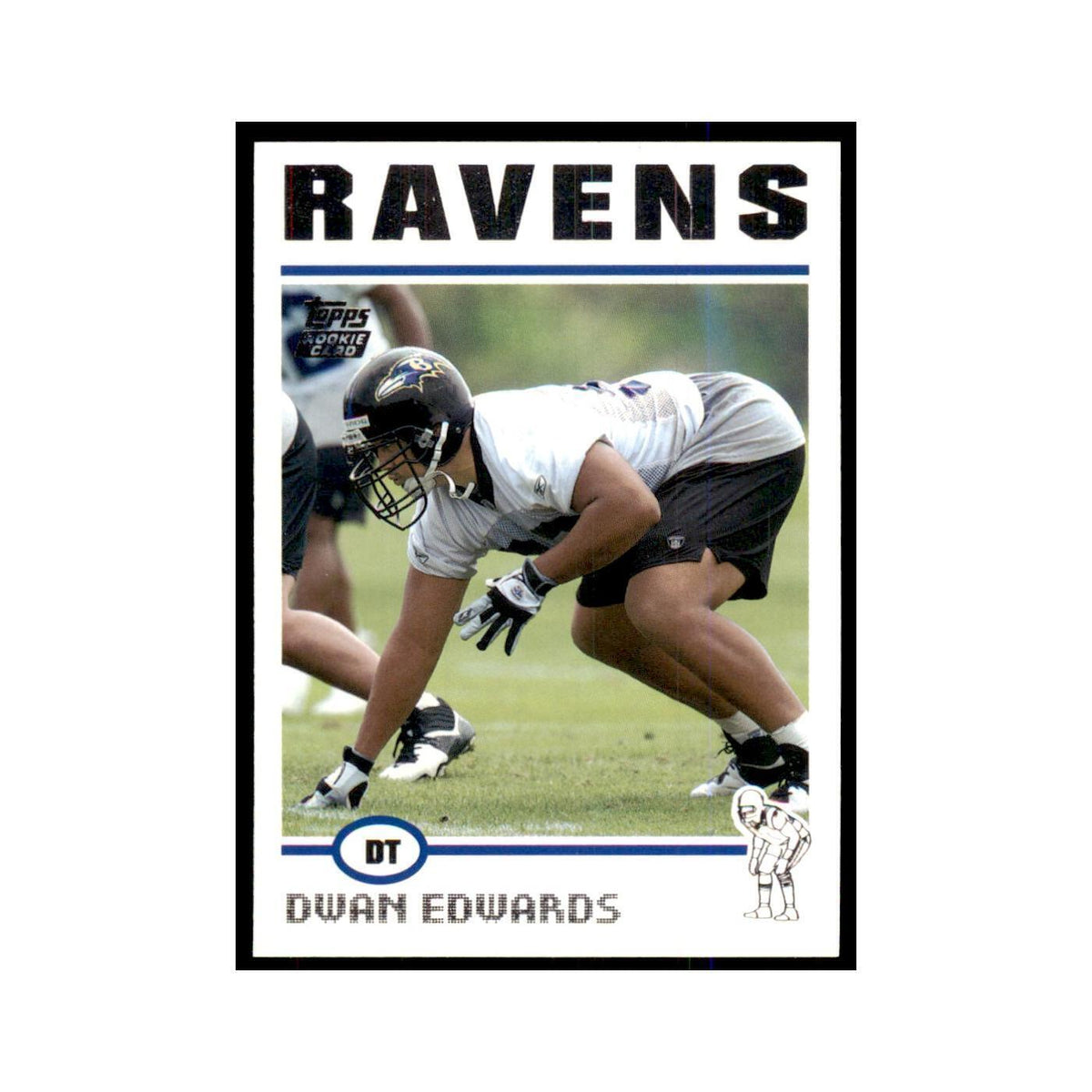 2004 Topps Dwan Edwards RC Ravens #358
