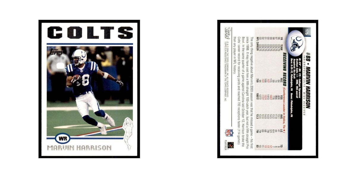 2004 Topps Marvin Harrison Colts #175