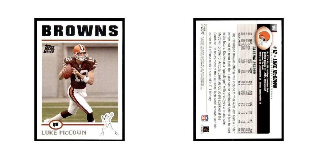 2004 Topps Luke McCown RC Browns #368