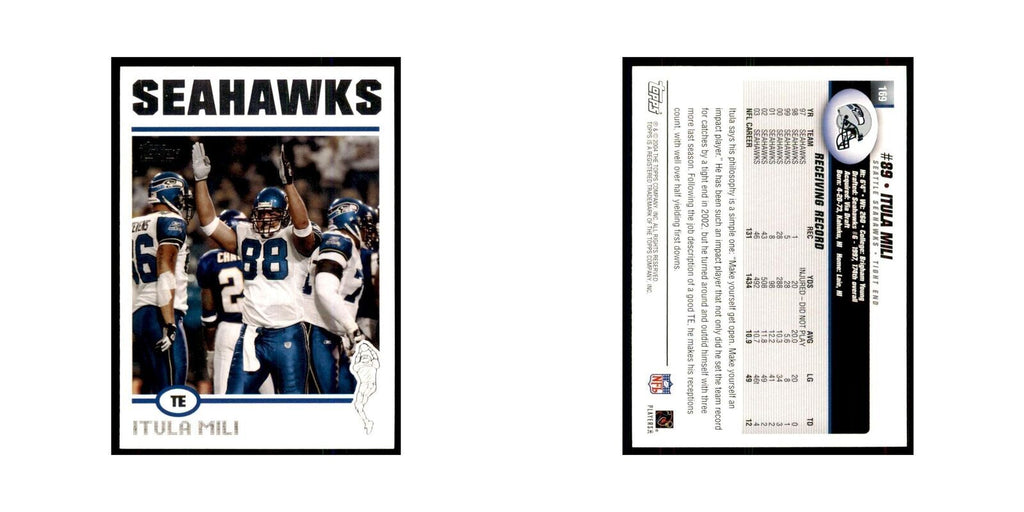 2004 Topps Itula Mili Seahawks #169