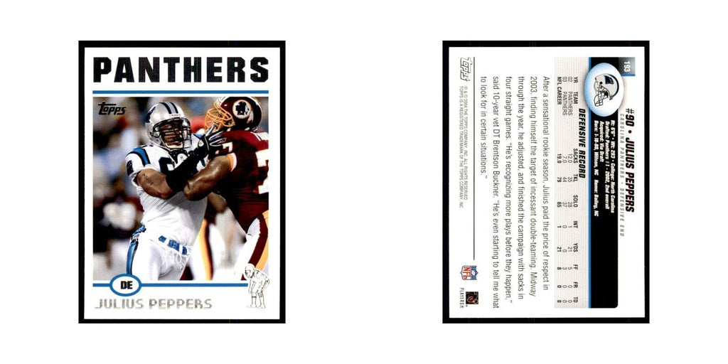 2004 Topps Julius Peppers Panthers #193