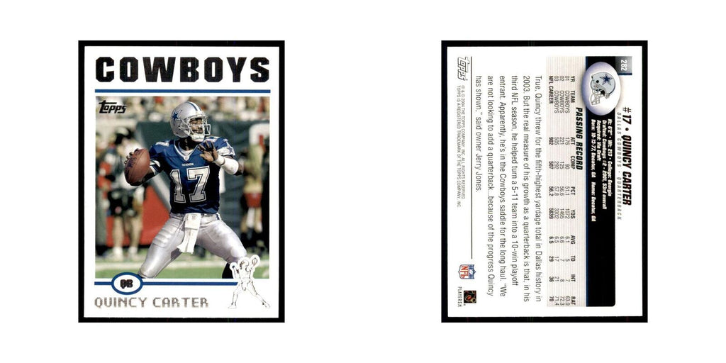 2004 Topps Quincy Carter Cowboys #282