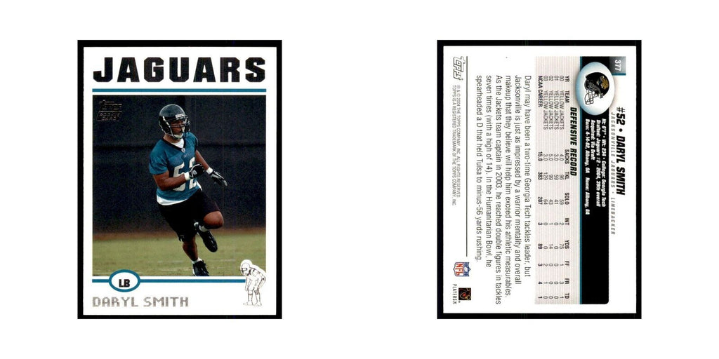 2004 Topps Daryl Smith RC Jaguars #377