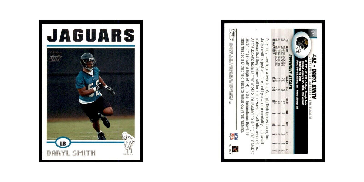 2004 Topps Daryl Smith RC Jaguars #377